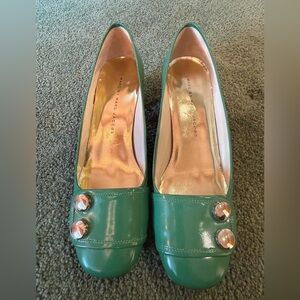 Marc Jacobs Green Women's High Heel Shoes